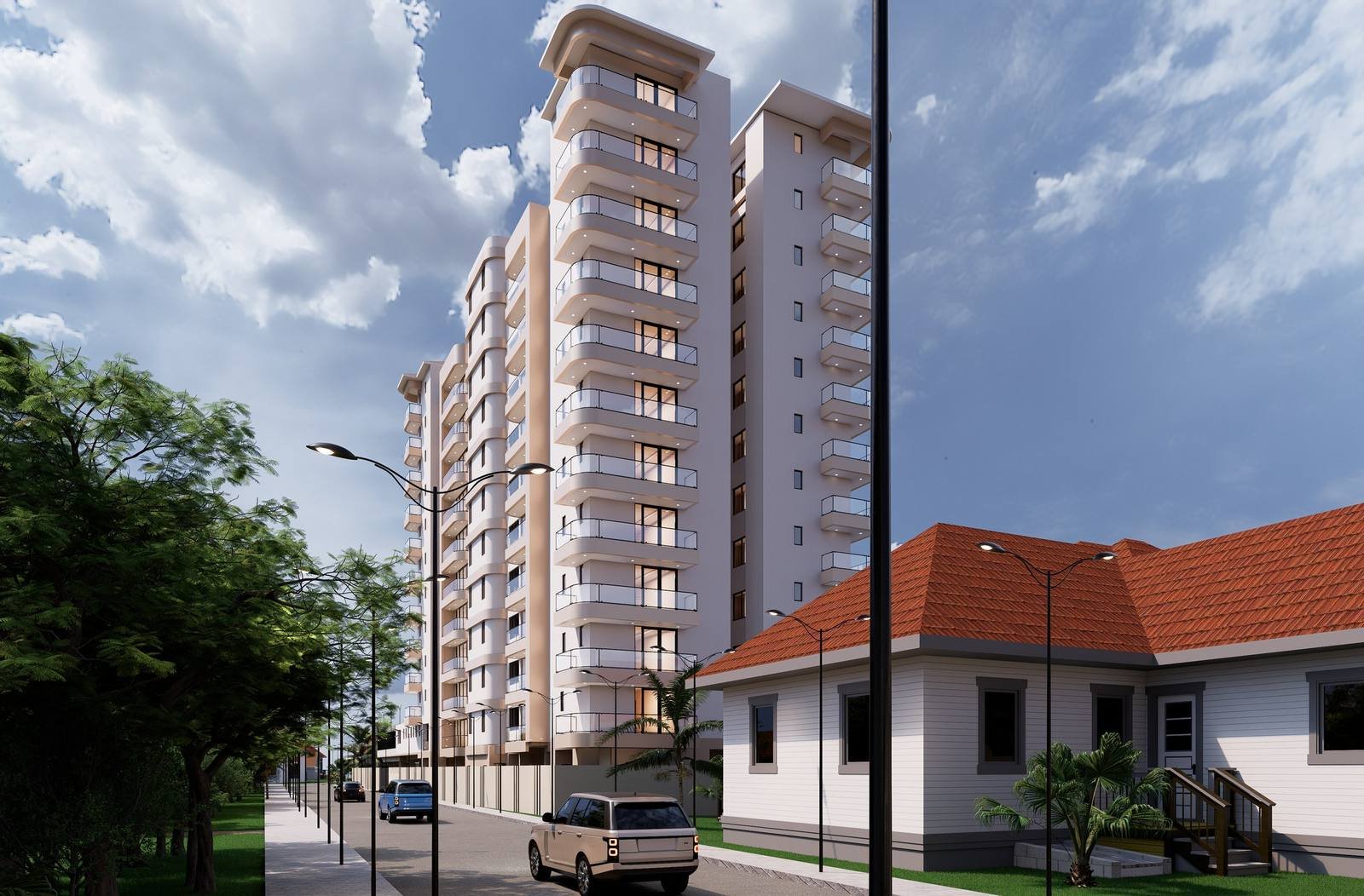 Galaxy Heights street approach
